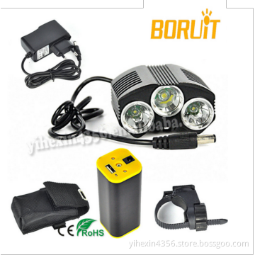 Rechargeable T6 3000 Lumen LED Bike Front Light